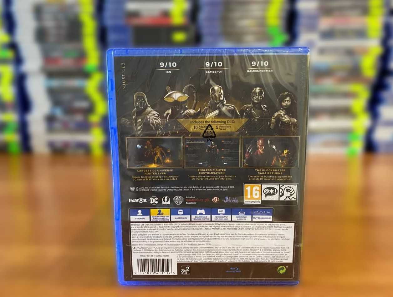 Новый Injustice 2: Legendary Edition PS4/PS5 Много Игр