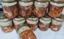 Тушенка домашняя кусковая(свинина).