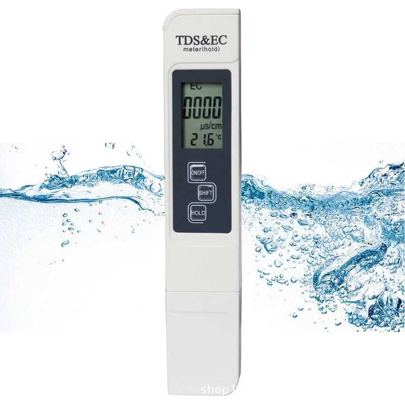 Новый Tds метр. Солемер. Тестер воды. С батарейкой. С чехлом.