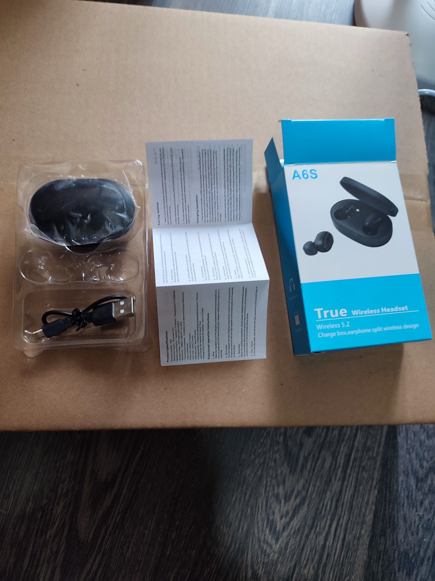Беспроводные наушники A6S Airdots MI pods Bluetooth 5.2 xiaomi