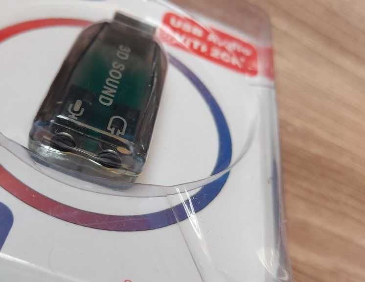 usb  звуковая карта  плата - звук, микрофон новые в упаковках