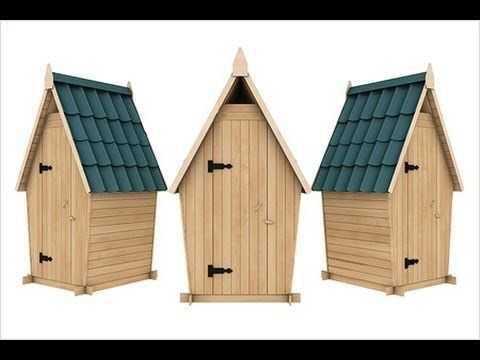 Туалет Уличный Деревянный  Душ Размеры Будка Для Средней Собаки