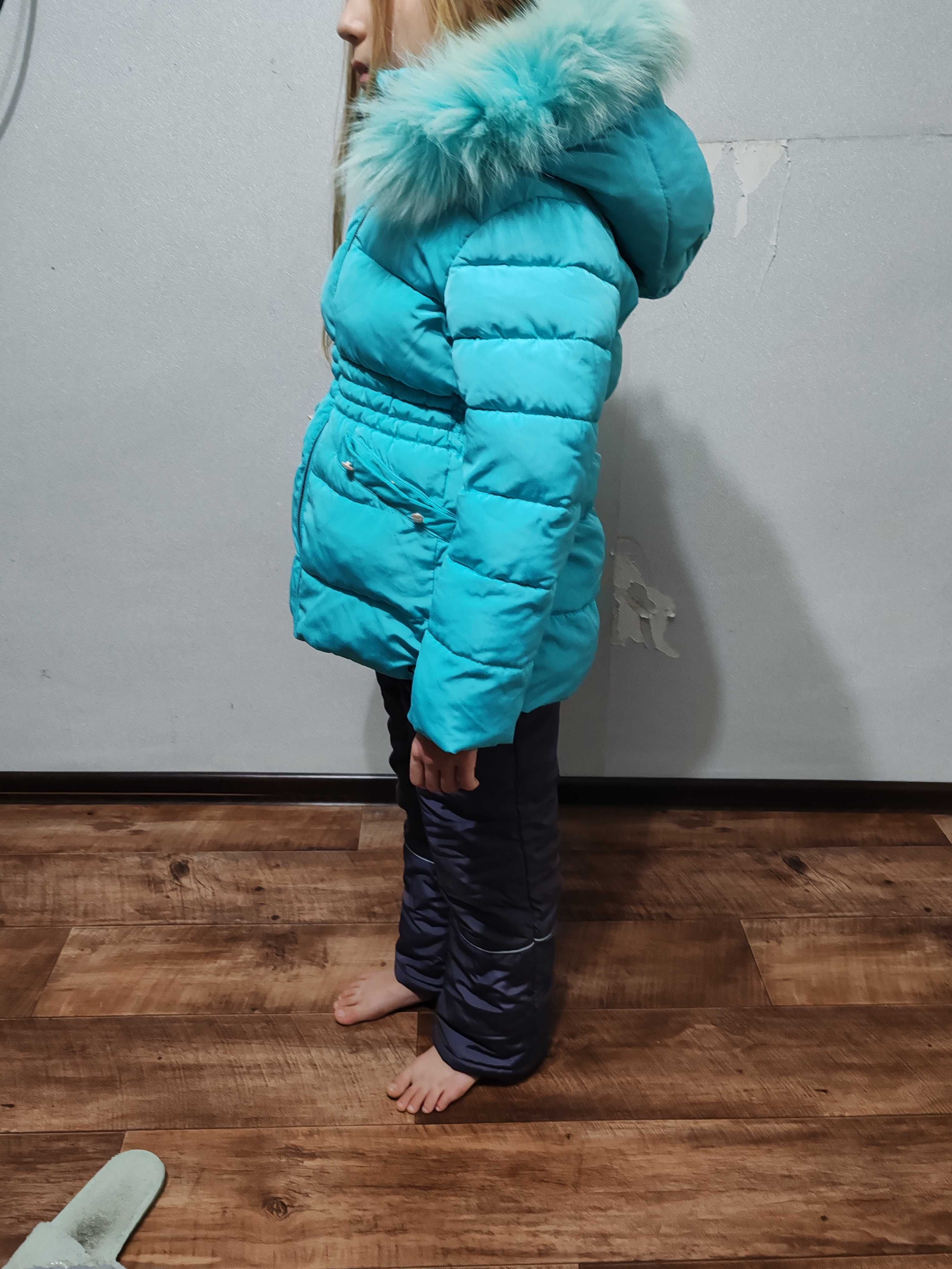 Продаю Куртку и брюки зимние для девочки на возраст 6-7 лет