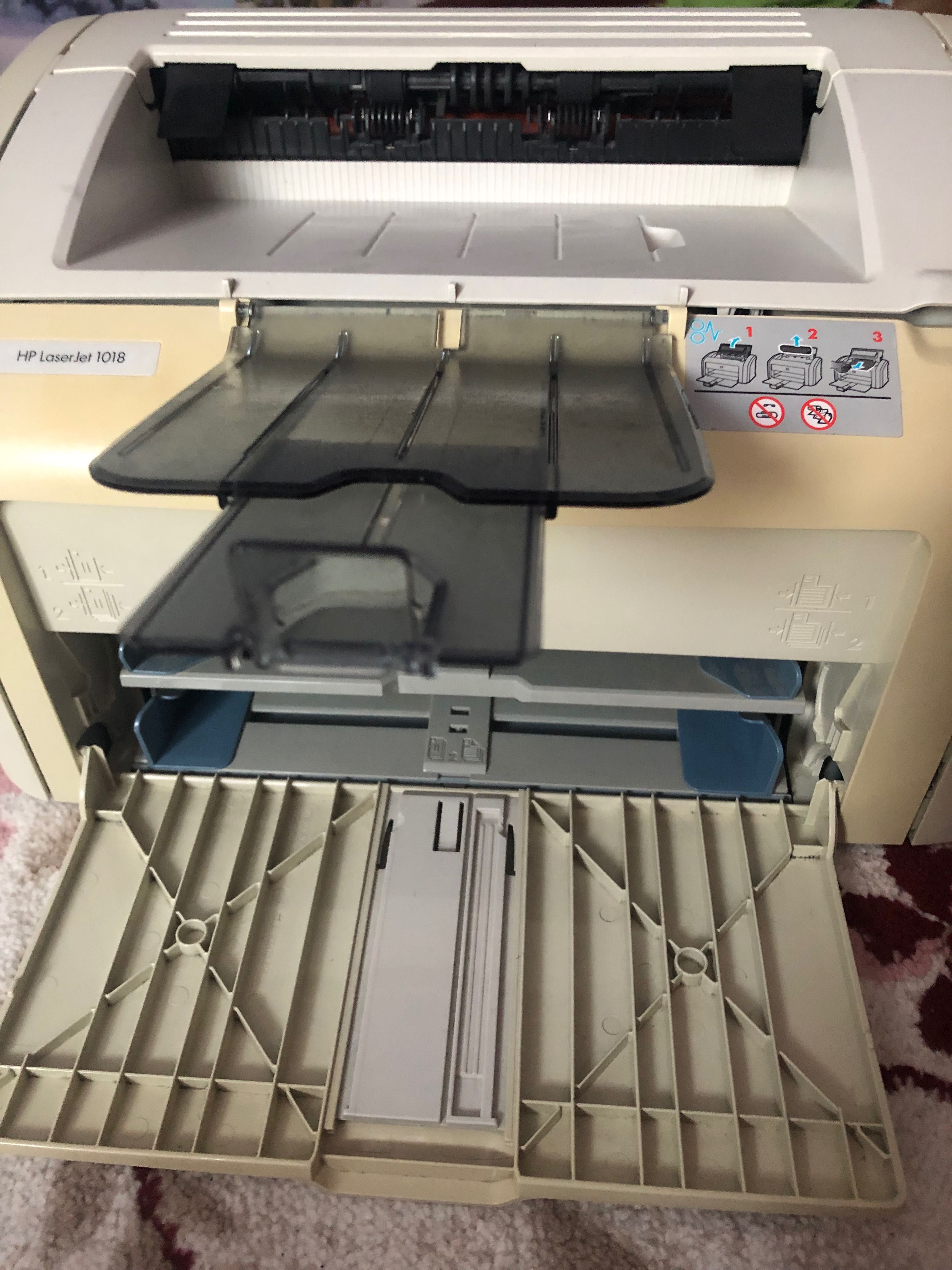 Принтер hp черно белый