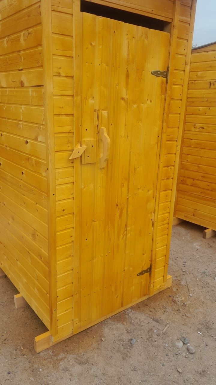 Уличный Деревянные туалет для дачи и Коттеджей