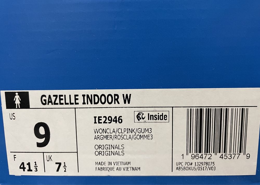 кроссовки Gazelle Indoor Wonder Clay