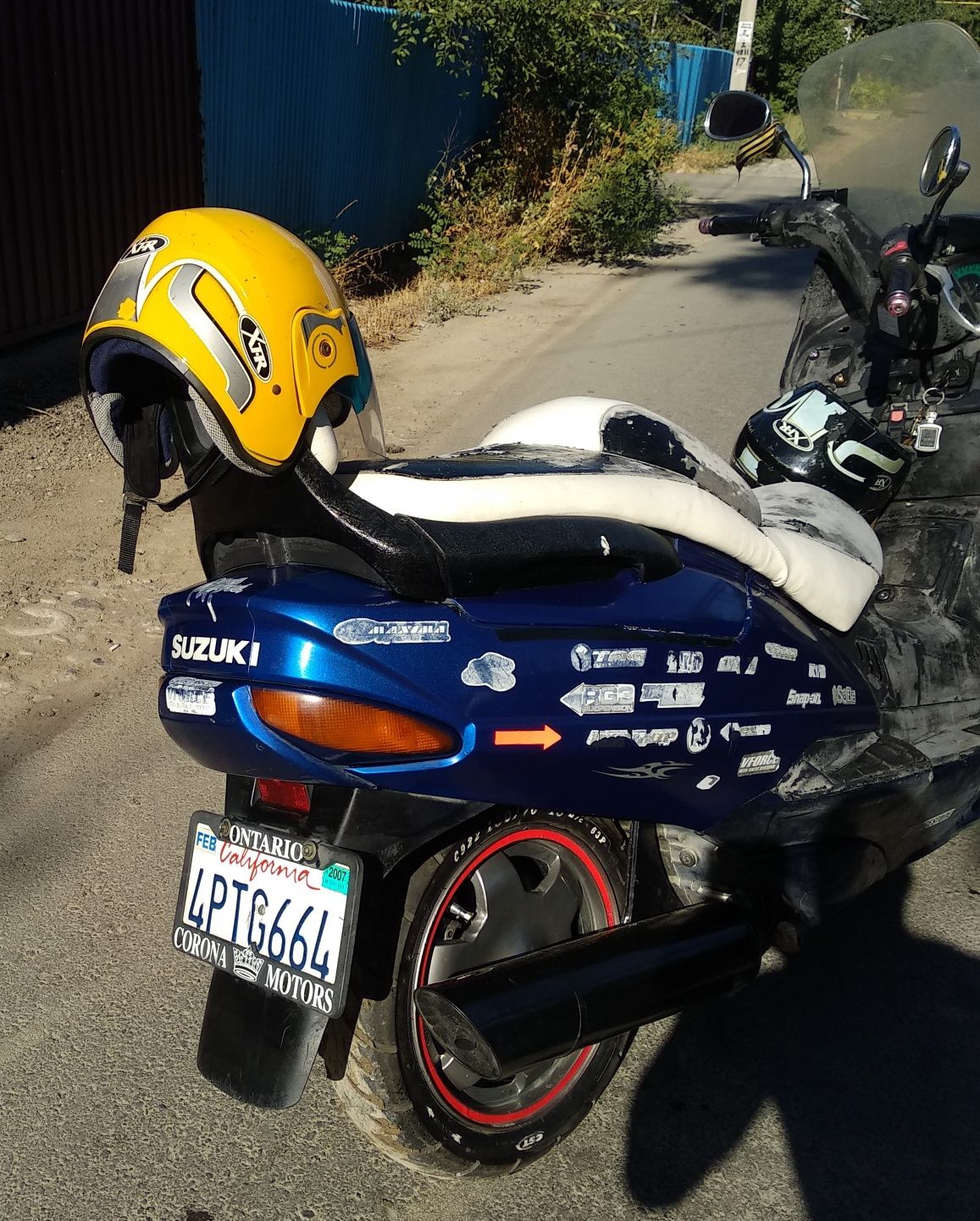Suzuki Sky Wave 250 куб макси скутер на ходу