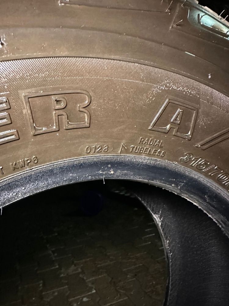 Продам шины Mazzini Giantsaver 315/70 R17 121R б/у