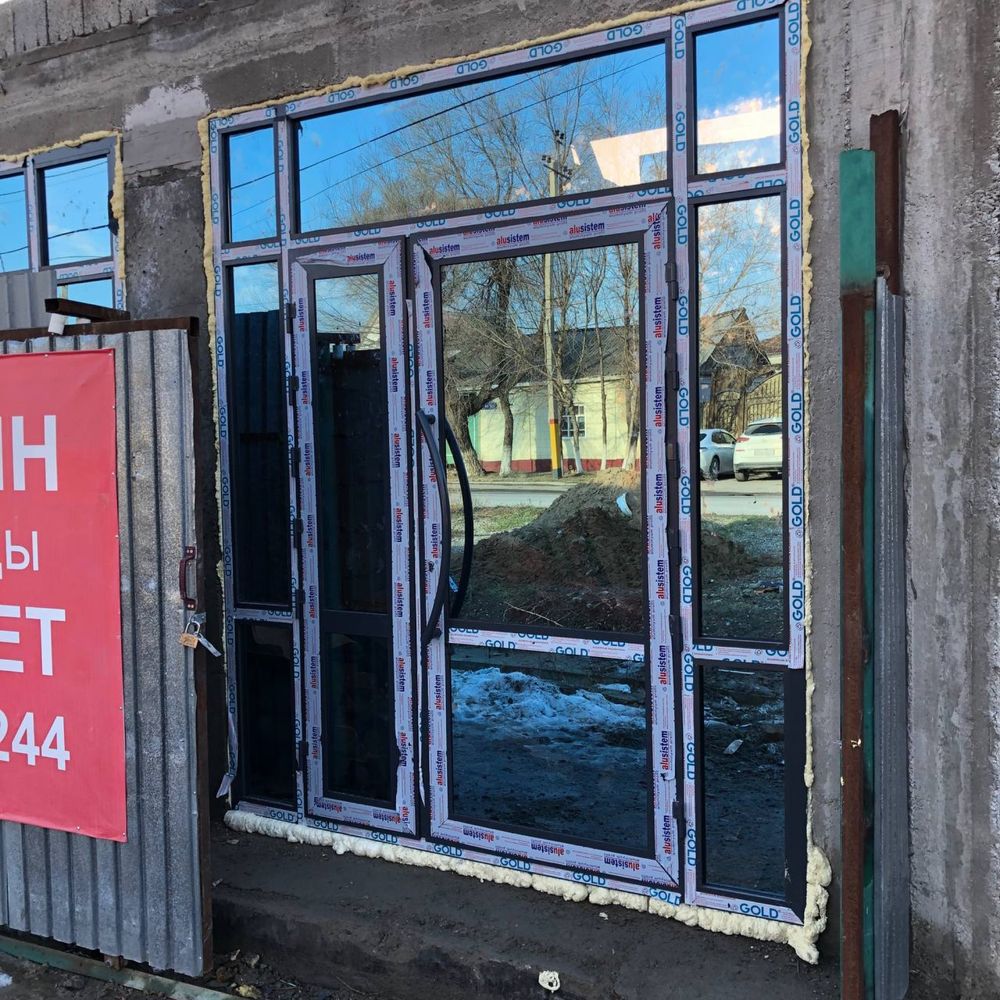 Пластиковые окна двери Витражи балконы перегородка УСТАНОВКА