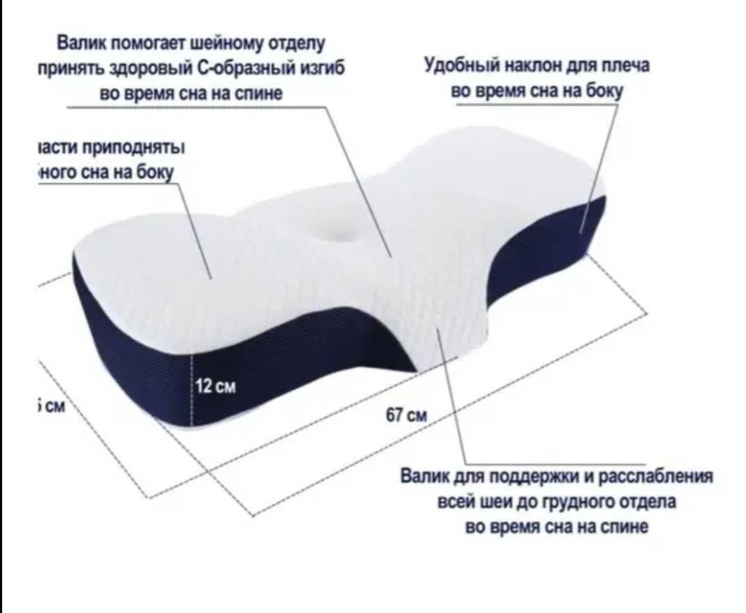 Подушка ортопедическая