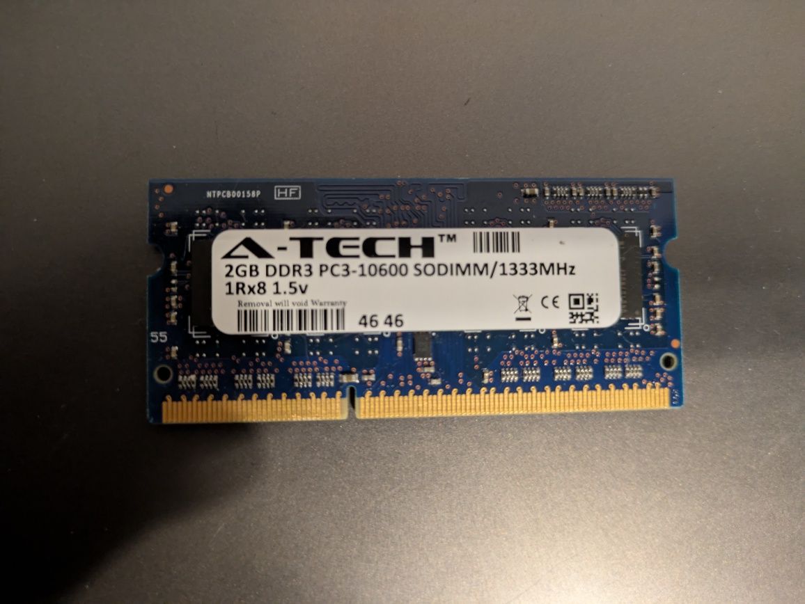 Оперативная память DDR3 2Гб 1333Мгц