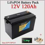 Тяговый аккумулятор 12.8V 100Ah Lifepo4 аккумуляторная батарея,