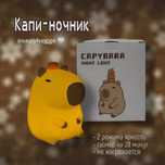 Атрибутика с капибарами —ночники, футболки, кружки, зонт, вентилятор