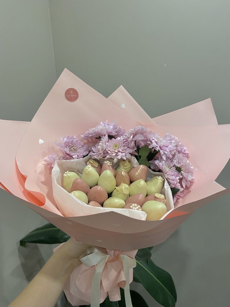 Клубника в шоколаде букеты от 10500, самая вкусная цена в городе Астан