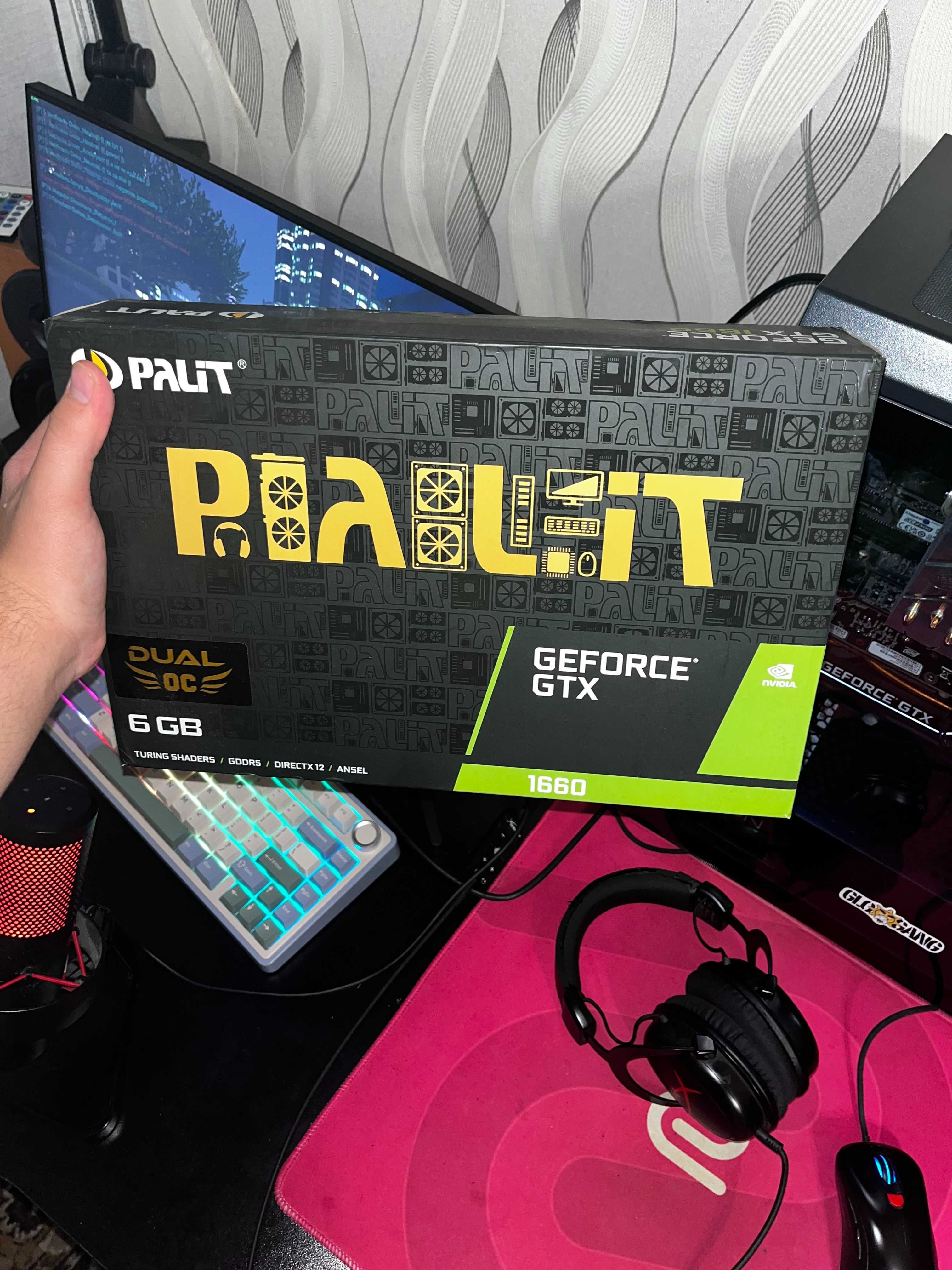 Продам Palit GTX1660 6GB oc в хорошем состоянии торг