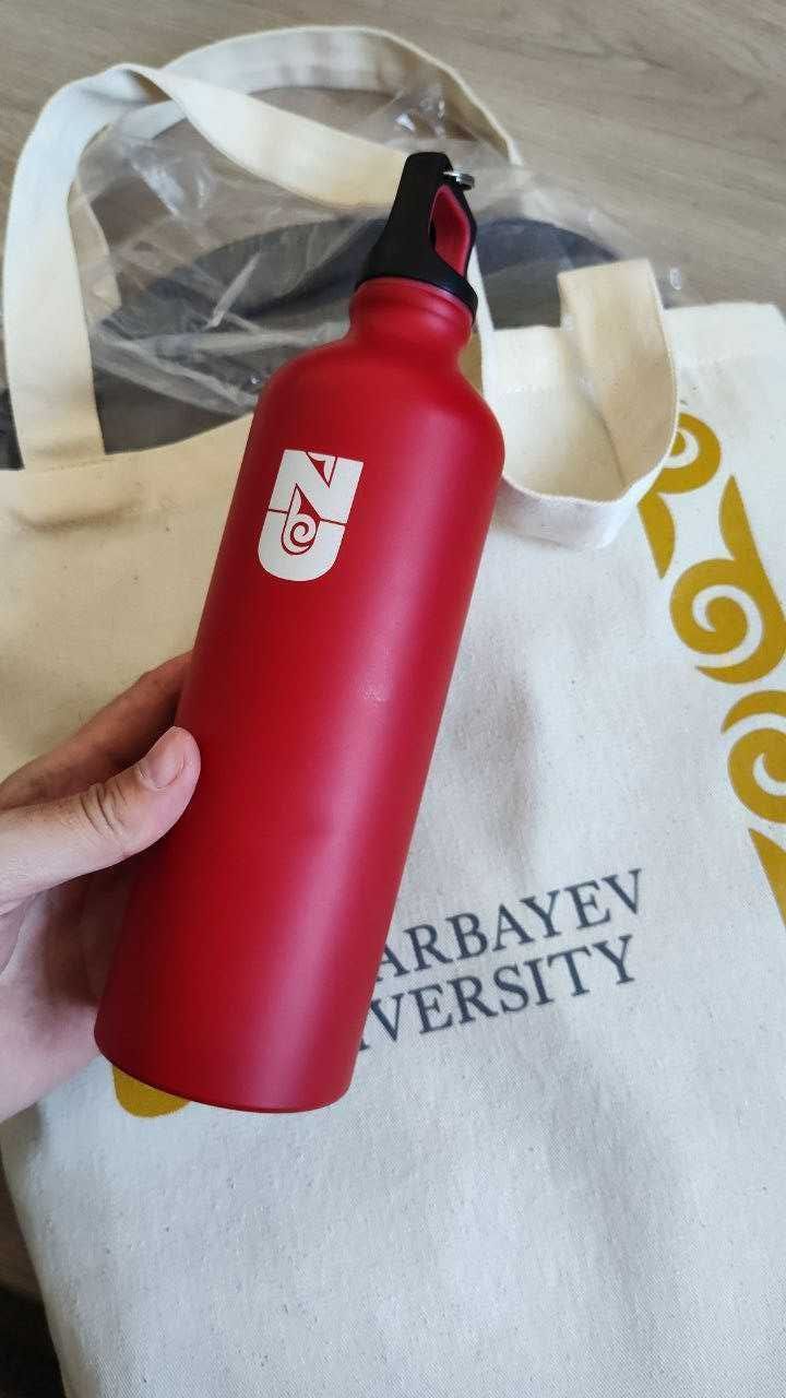Новый рюкзак школы Nazarbayev University + Термос + Ежедневник +Флешка