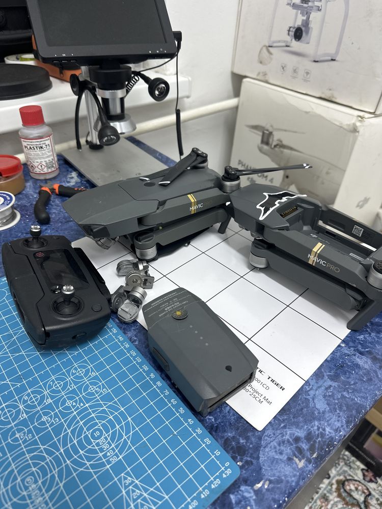 DJI дроны Фантом 3,4 и другие на разборы