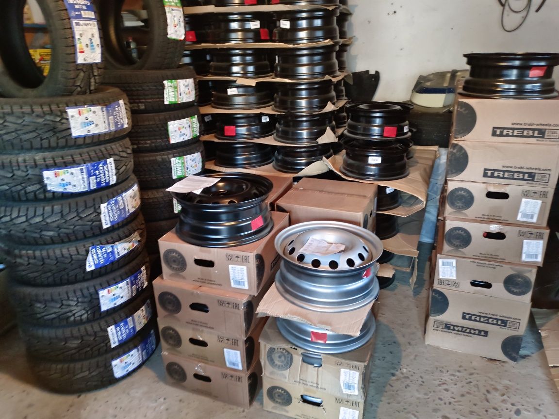 Новые штампованные диски R13,R14,R15,R16,R17 Жаңа Темір дискілер