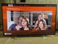 Сони смарт тв 122см. WiFi Youtube