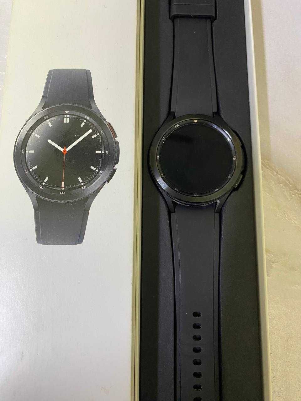 Смарт-часы Samsung Watch 4/46mm (0601Атырау/лот619595)