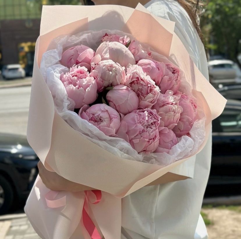 Голландские пионы цветы букеты