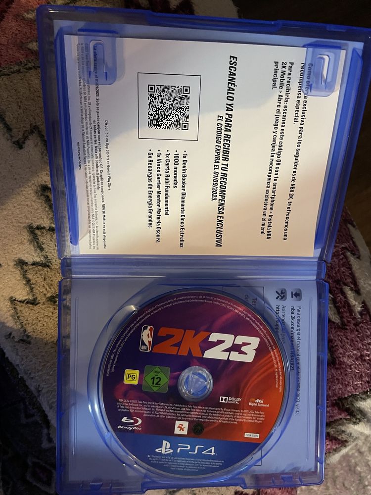 Диск для ps4 NBA2K23