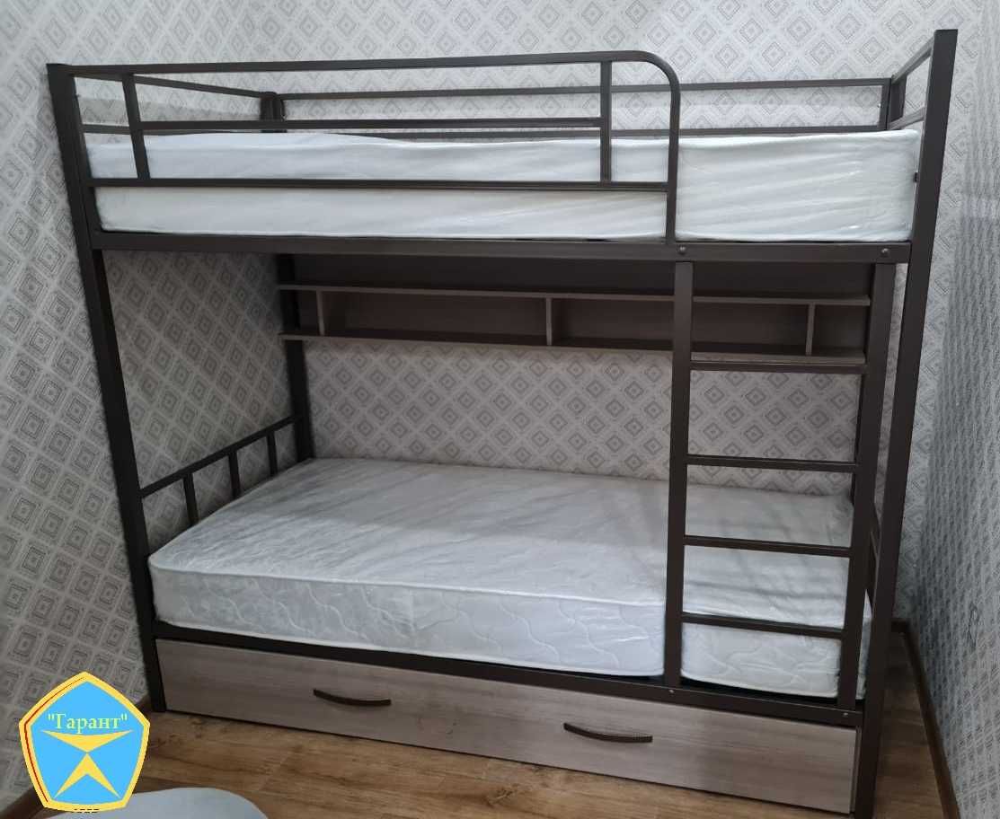 Двухъярусная кровать для взрослых и детей. Доставка из Алматы.