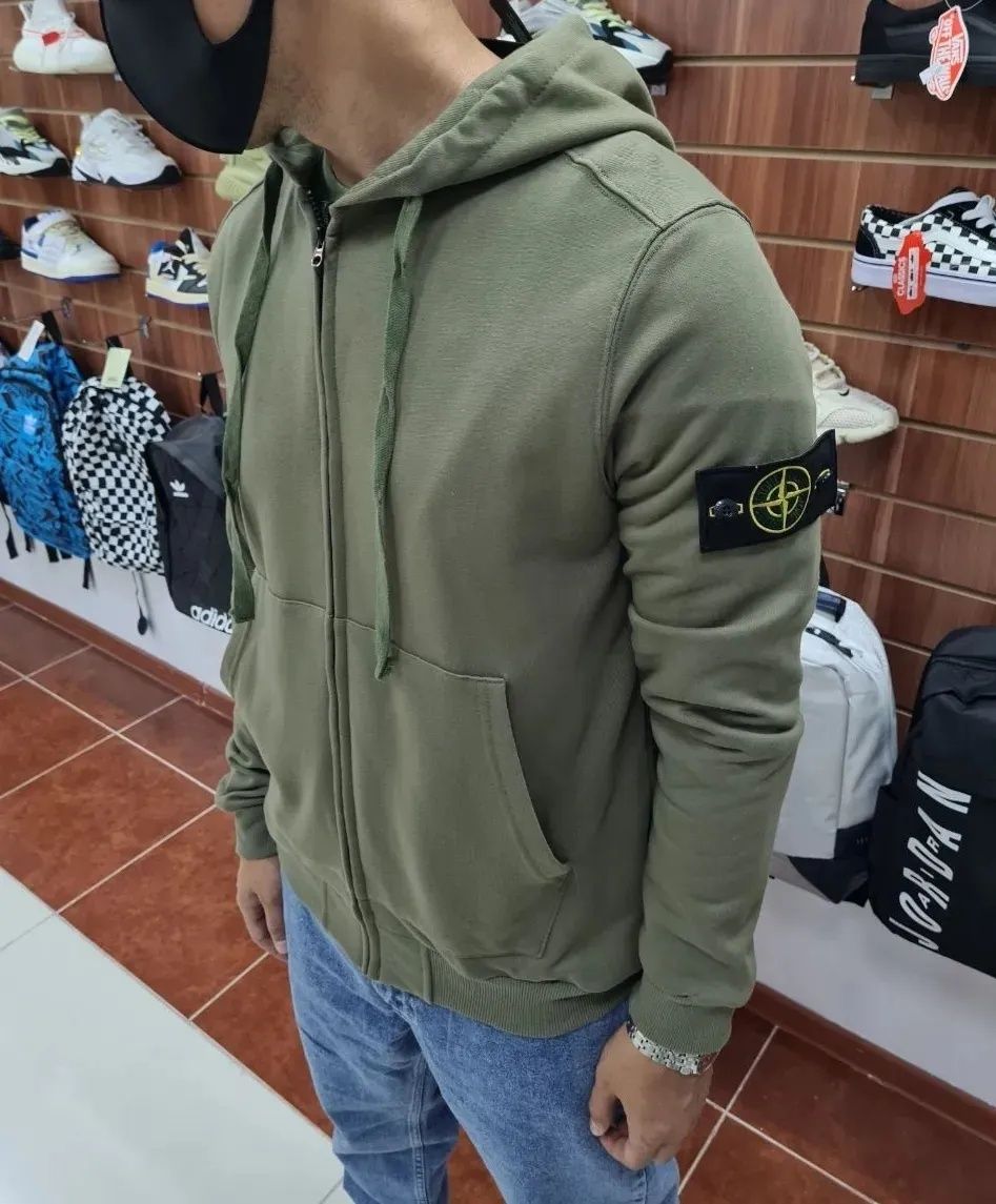 Zip hoodie Stone Island зипка толстовка на замке стоник олимпийка