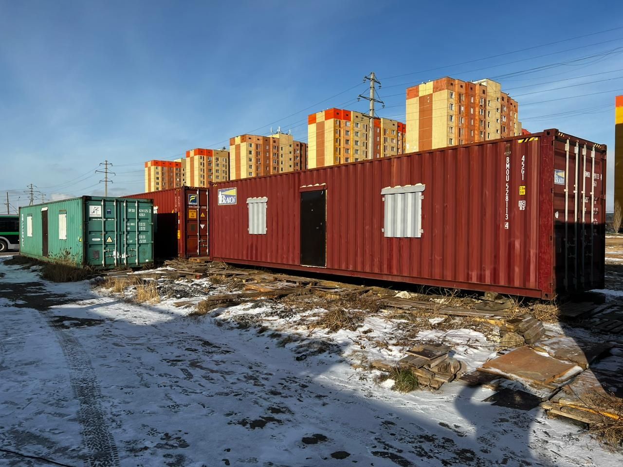 Продаю контейнеры 40-футовые бу и новые 2021 года в Караганде ,Астане