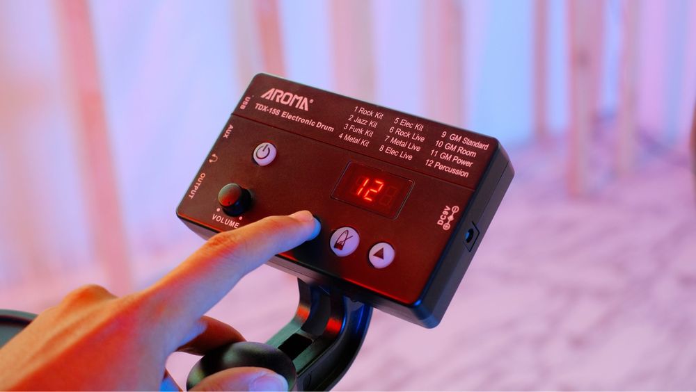 Электронная барабанная установка Aroma TDX-15s