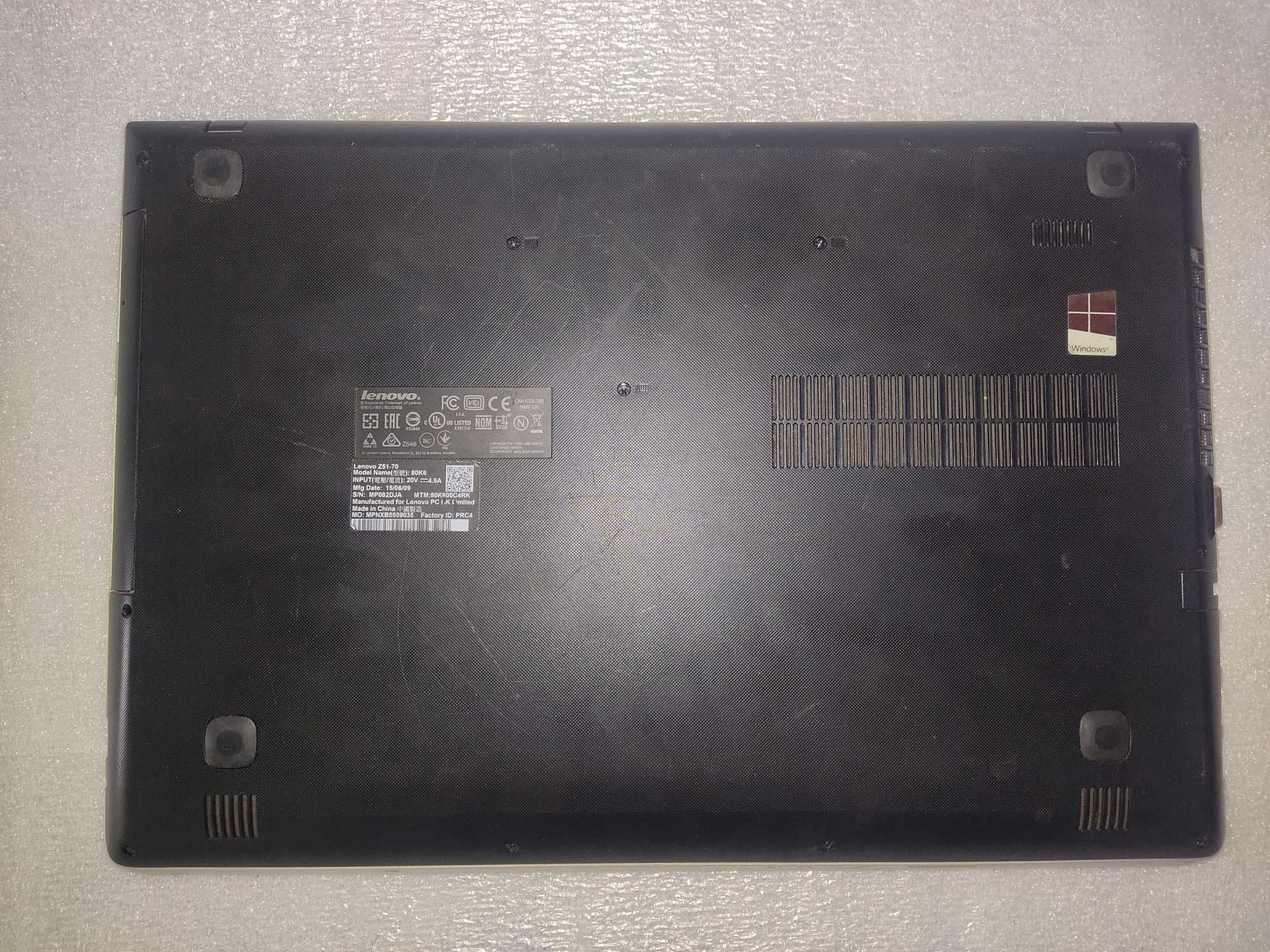Быстрый Lenovo Z51-70 FULLHD i5-5200U 8GB SSD-256GB звук-JBL Гарантия