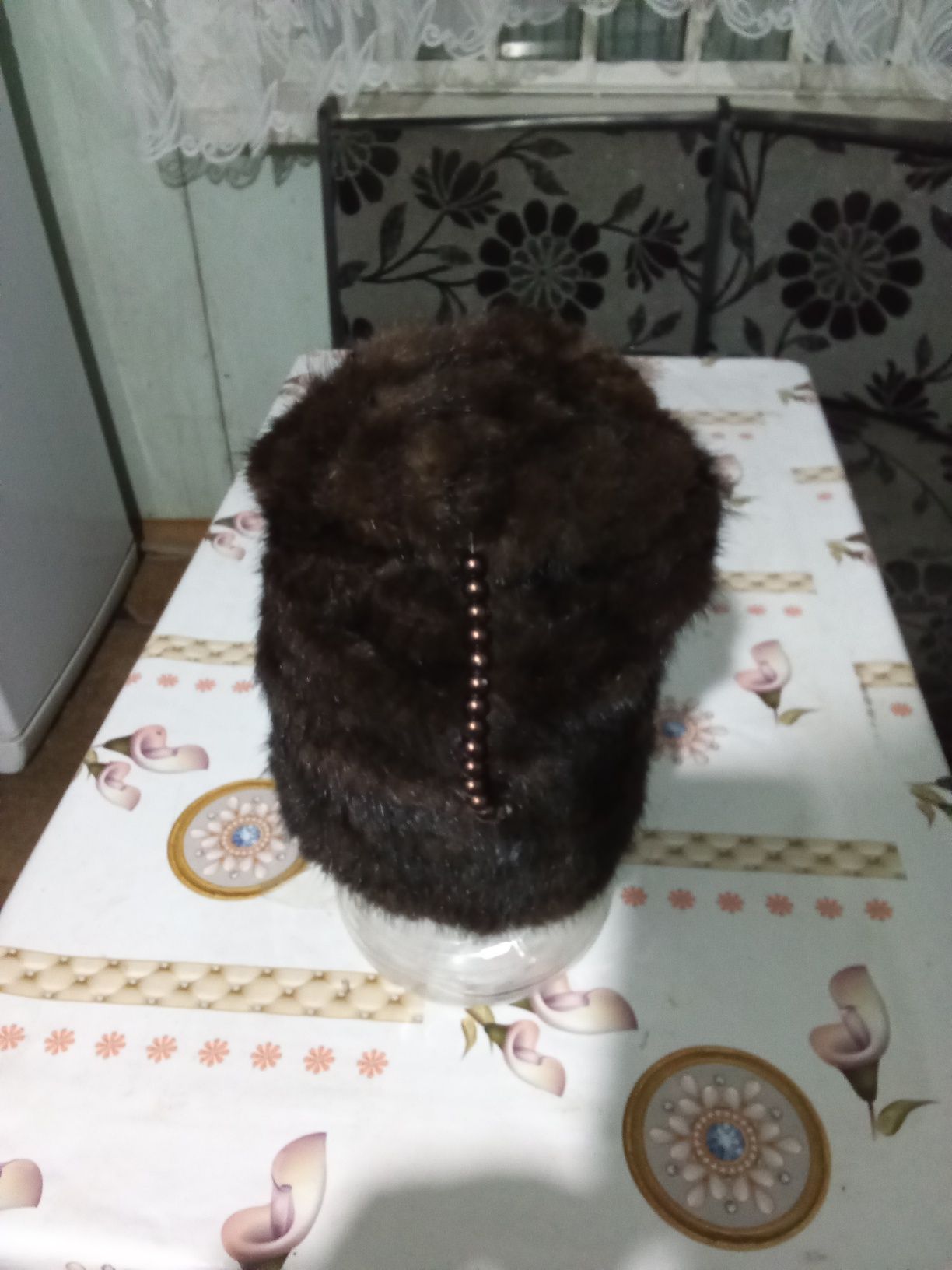 Шапка норковая натуральная женская