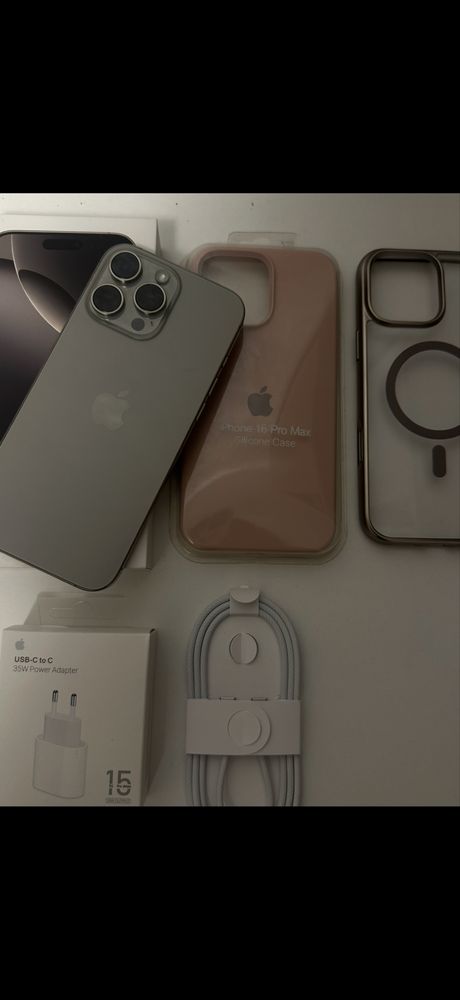 Iphone 16 про макс 256 гб 100% аккумулятор