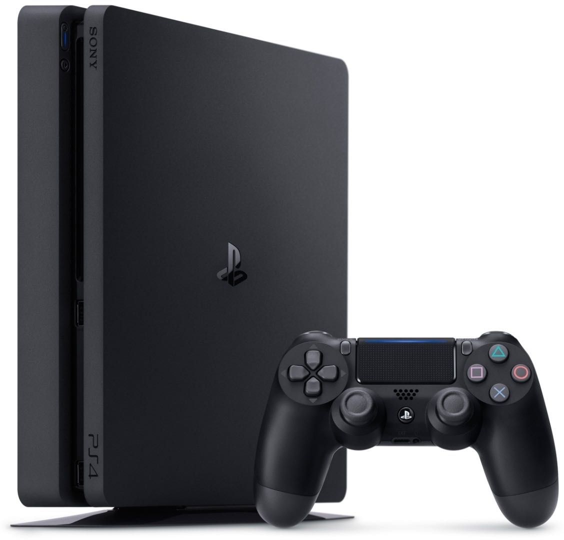 PS4 slim. 2 джойстик + 6 игр. Fifa, gta, ufc, naruto