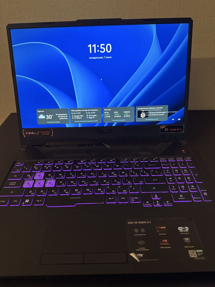 Asus Tuf gaming a15
