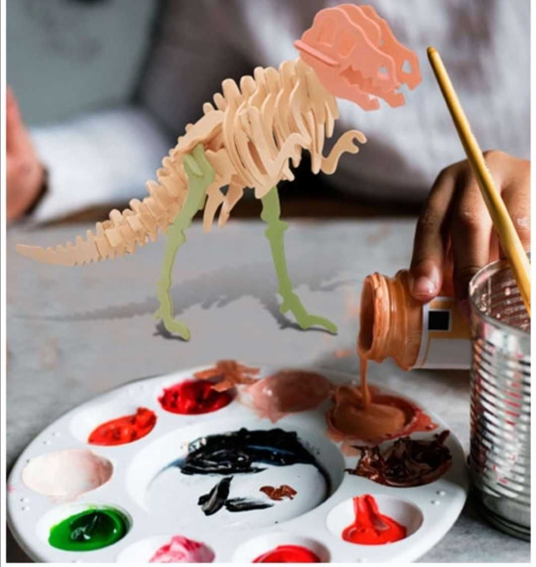 Пазлы деревянные 3 D