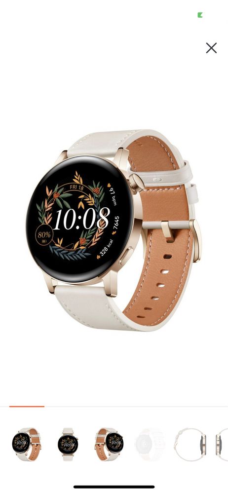 Смарт часы HUAWEI Watch GT3 (42mm), Light Gold (Milo-B19V)