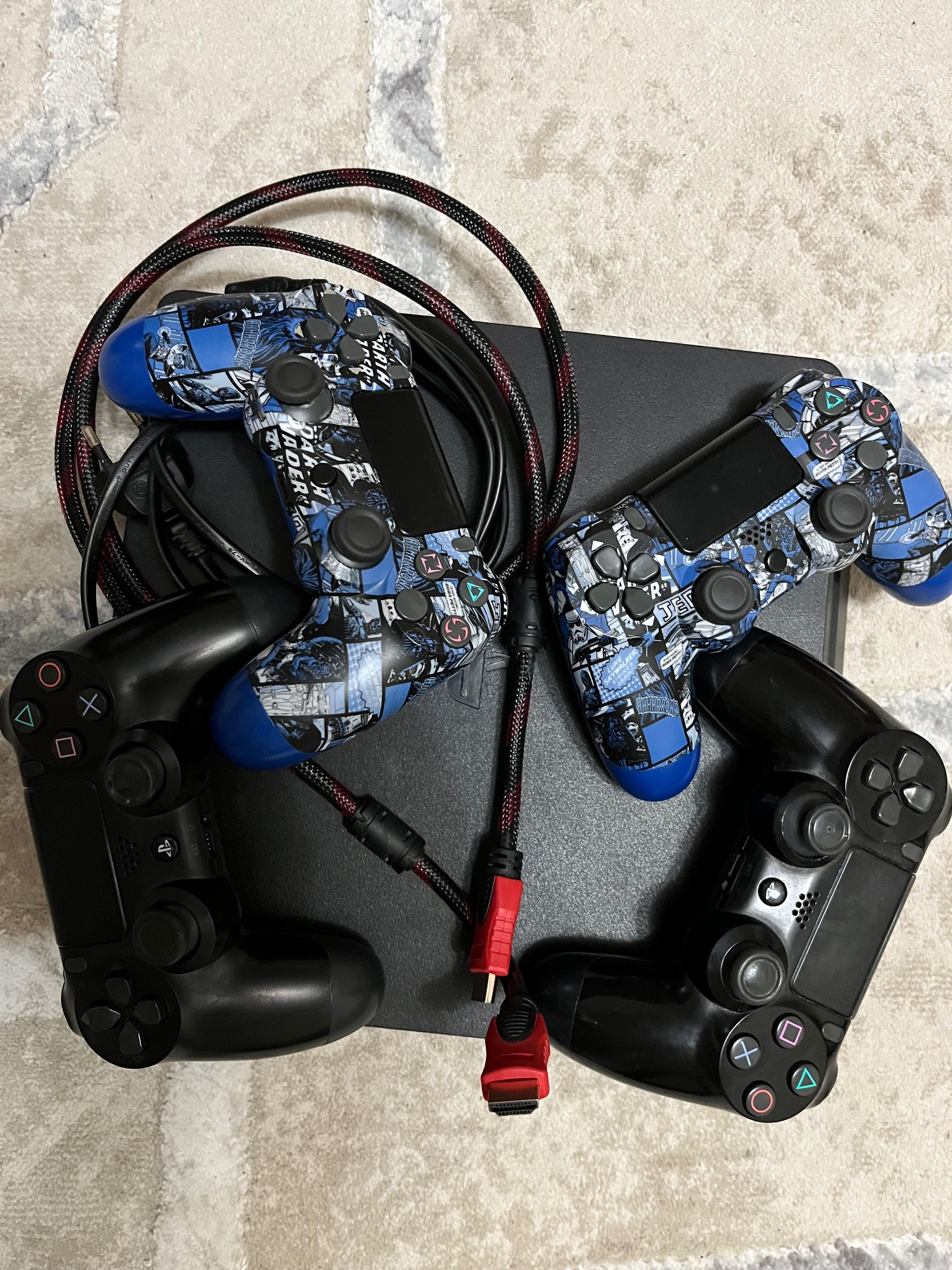 Пс4 +4джостик +5игр игры:фифа 25,юфс 4,мортал гта