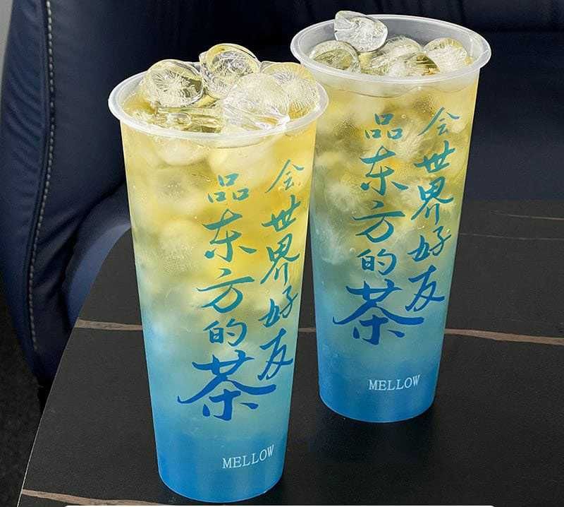 Стаканы с принтом, Бабл ти, тапиока, сухие напитки, топпинг Bubble tea