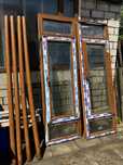 Продам пластиковые стеклянные двери