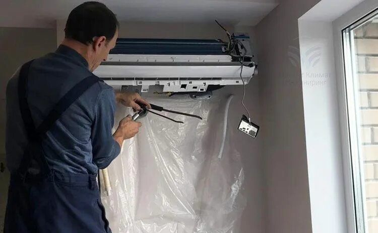 Установка кондиционера