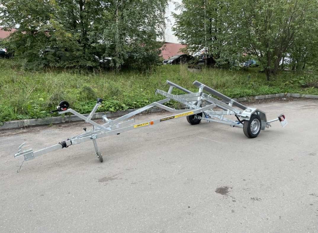 Прицеп ВЕКТОР 014С, для перевозки катера, лодки, лодки ПВХ,  до 6,0 м.