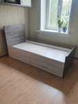Продам 2 односпальные кровати с матрасом (2.00м×0.90м)