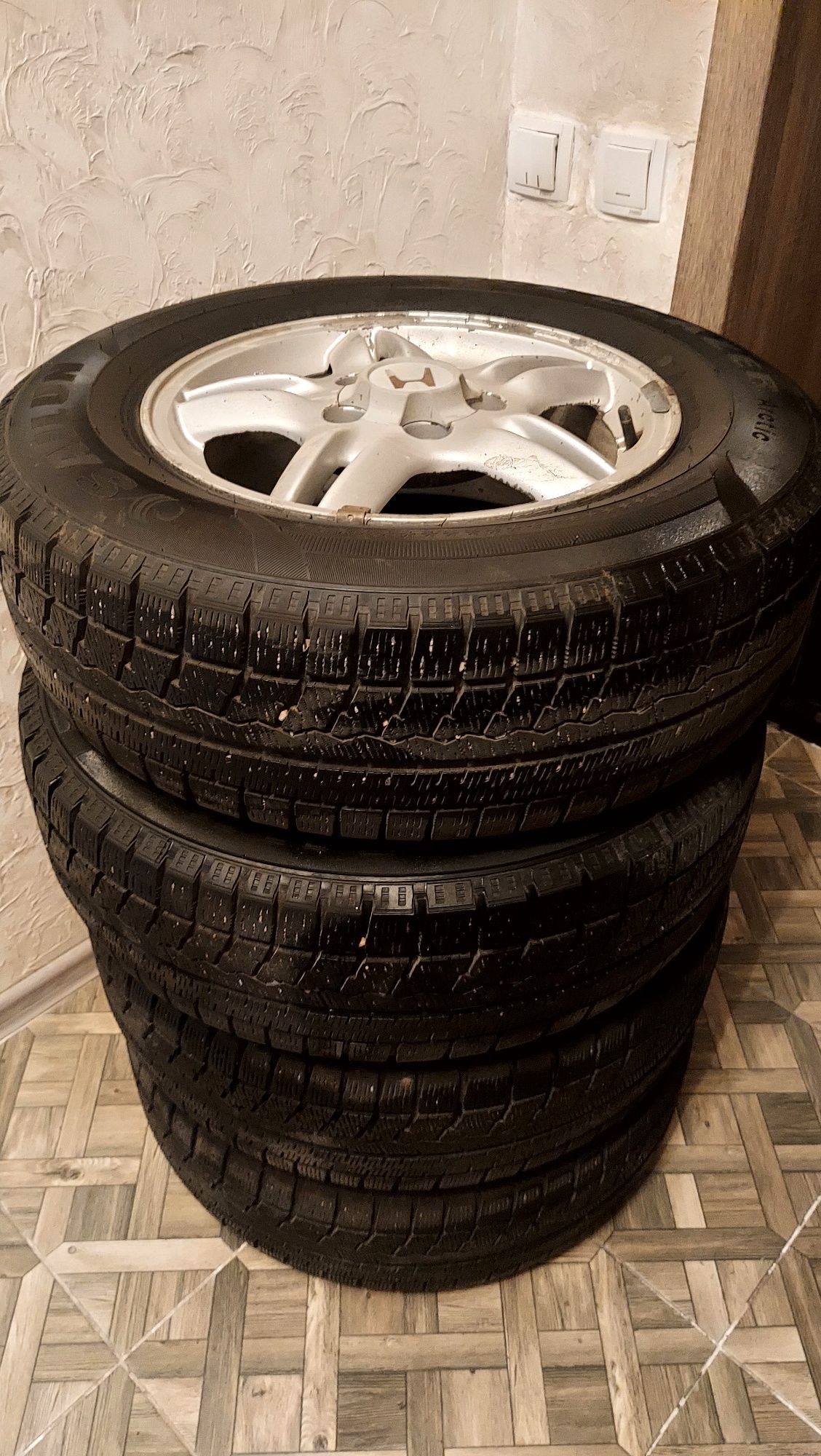 Диски с резиновый на Honda CR-V 205/70/R15