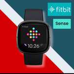 Умные часы GPS трекер Fitbit Sense с ЭКГ сердца, глюкозы сна и стресса