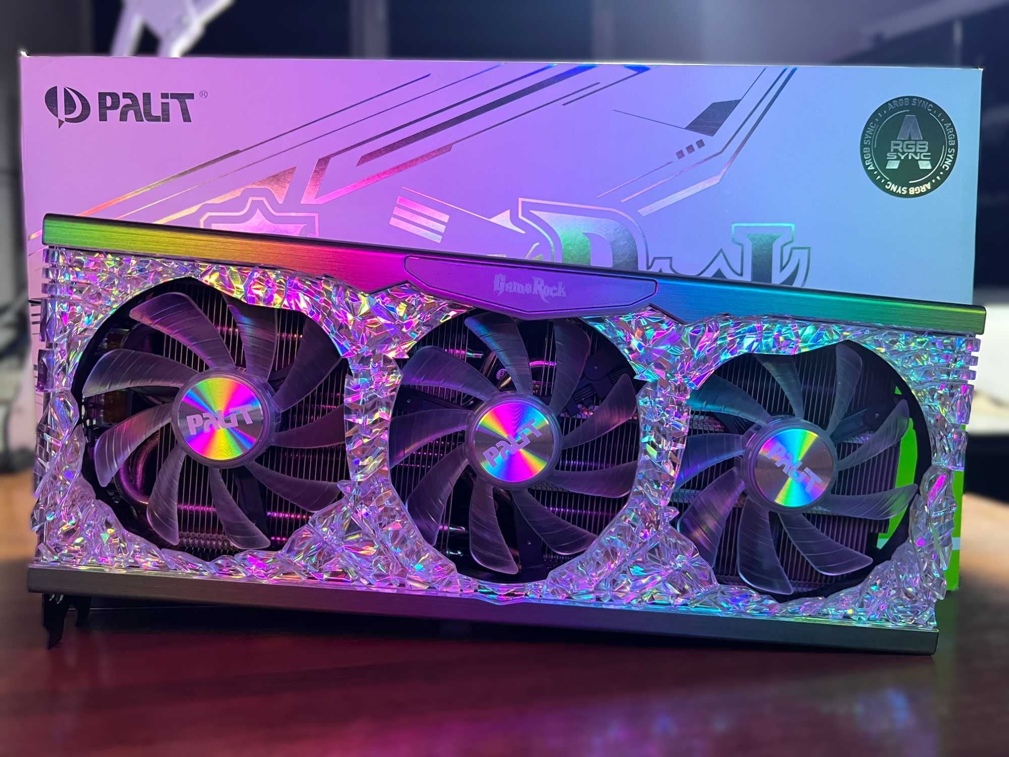 Видеокарта Palit RTX 3080 Game Rock OC 10gb