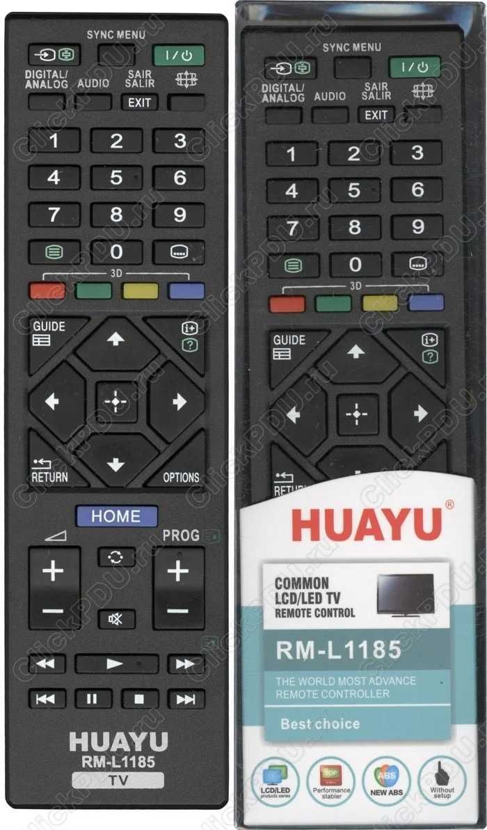 Универсальные пульты для телевизора Philips, Sony, Haier, Samsung, LG