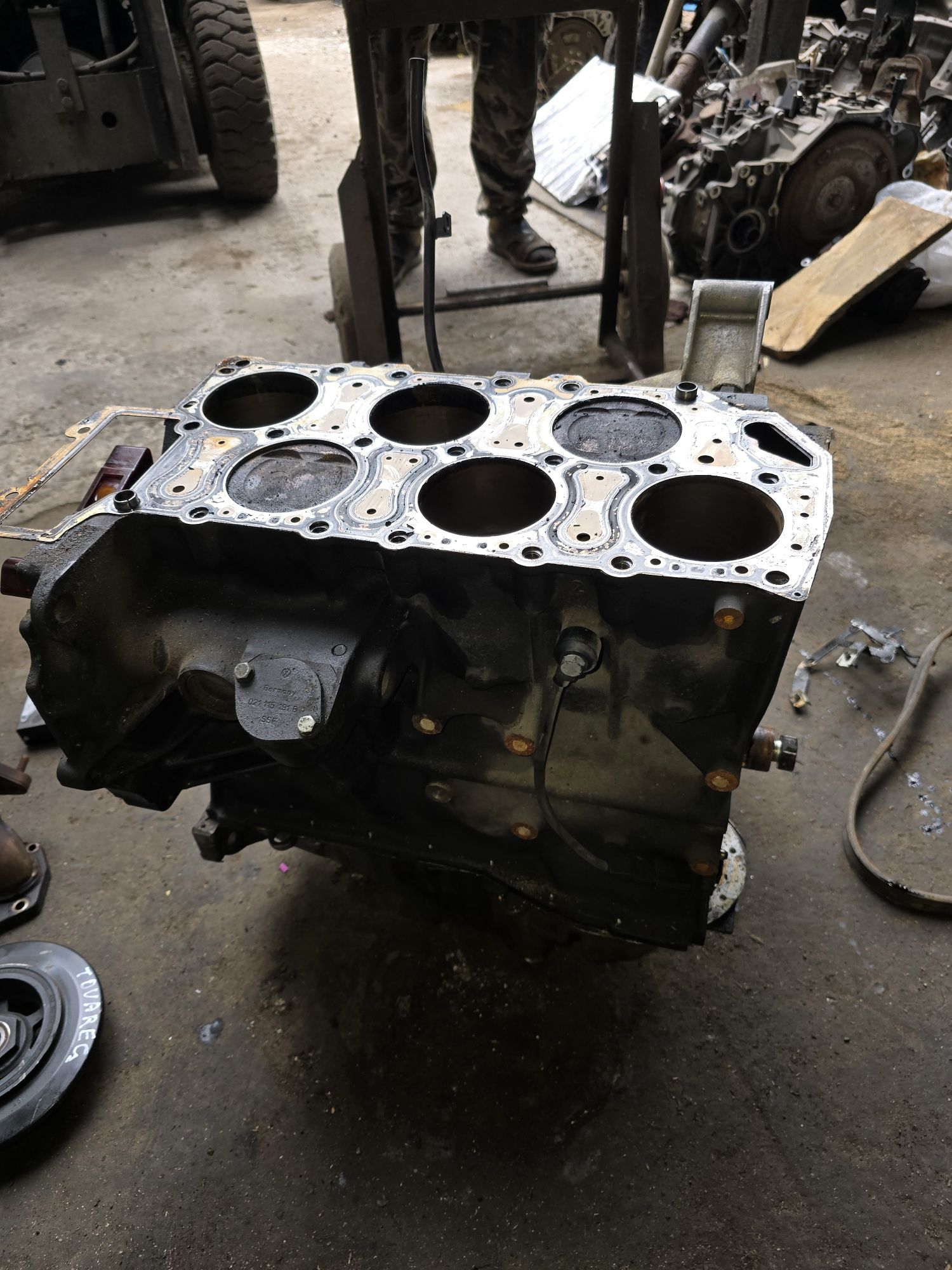 Блок заряженный Фольксваген Таурег 3.2 Volkswagen Touareg