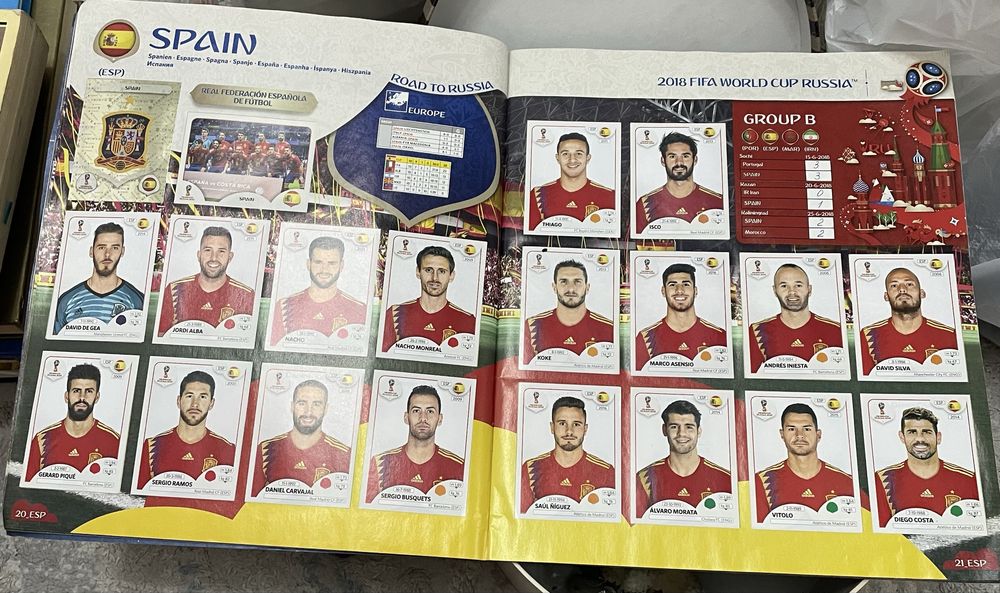 Журнал Panini Fifa 2018 по футболу