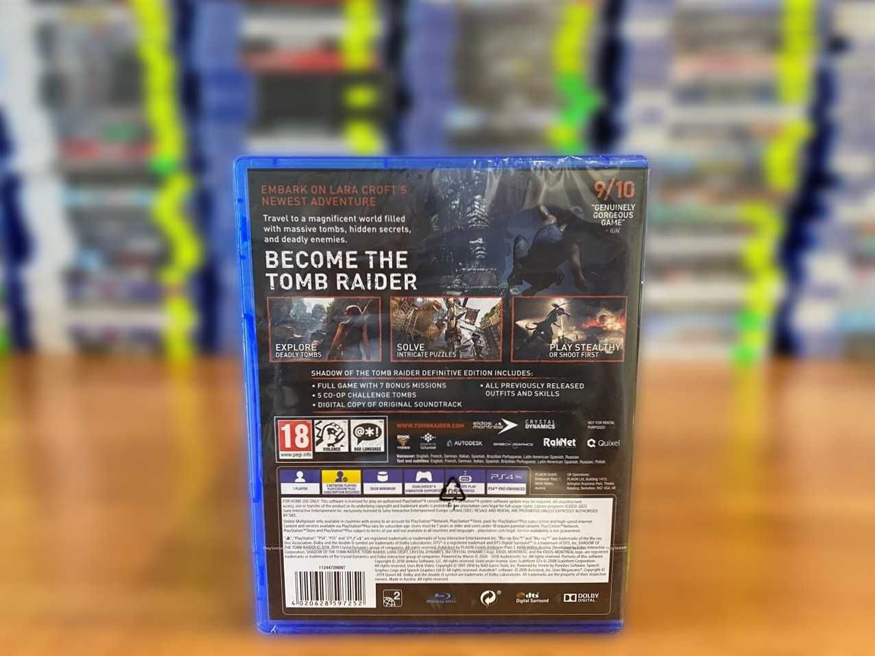 Новый Shadow of the Tomb Raider PS4/PS5 Большой Выбор Игр